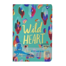 Блокнот-мотиватор YES Wild Heart серії Fitness, 140x210мм, 96л.: Виробник YES