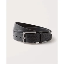 Чоловічий ремінь Abercrombie & Fitch 32 см чорний (AF8276M): Стать Чоловік