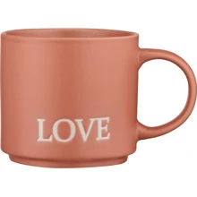 Кружка Ardesto Love керамика 420 мл Оранжевый (AR3043OR): Форма цилиндр