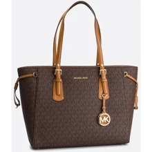 Сумка жіноча Michael Kors VOYAGER MD MF TZ TOTE темно-коричнева (30F8GV6T2B200): Стать жіночий