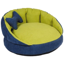 Лежак Pet Fashion ШАРМ 2 Індиго / лайм 63х63х30 см (4823082413225): Тип лежак