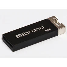 USB-флешка Mibrand 8GB Сhameleon Black USB 2.0 (MI2.0/CH8U6B): Стандарт USB USB 2.0