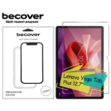 Аксессуар для планшетных ПК BeCover Tempered Glass Clear for Lenovo Yoga Tab Plus 12.7 (713129): Цвет прозрачный