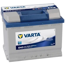 Автомобильный аккумулятор VARTA 6СТ-60 BLUE dynamic (D43): Ёмкость, Ач 60