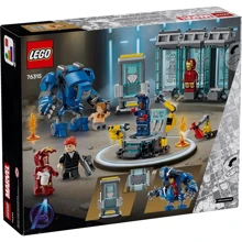 Конструктор LEGO Super Heroes Лаборатория Железного Человека: зал доспехов (76315): Количество деталей, шт. 384