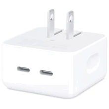 Зарядное устройство Apple Dual USB‑C Compact Power Adapter 35W White (MNWM3AM/A): Особенности Быстрая зарядка, USB-C