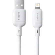 Кабель Baseus USB Cable to Lightning Silky Series 2.4A 1m White (P10377702213-00): Тип USB Cable - Lightning