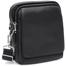 Мужская сумка через плечо Ricco Grande черная (K12053-black): Пол Мужской