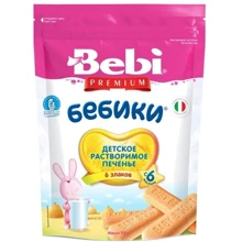 Bebi PREMIUM Печенье Бебики 6 злаков 115 г (3838471033978): Тип Печенье