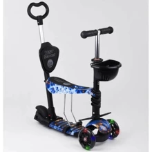 Самокат Best Scooter з батьківською ручкою (32066): Кількість коліс 3
