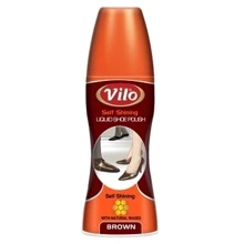 Жидкий крем-блеск для обуви Vilo 80 мл коричневый VLB 80-320: undefined undefined