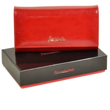 Женский кожаный кошелек Alessandro Paoli 29314 red: Пол Женский