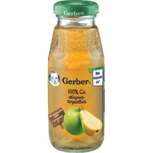 Сок GERBER яблоко-груша для детей с 4 месяцев (7613033520747): Тип Соки