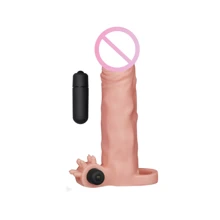 Насадка с вибрацией LoveToy Add Pleasure X-Tender Vibrating Penis Sleeve Flesh Add 2", Flesh: Для кого Для мужчин