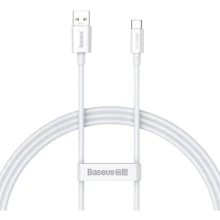 Кабель Baseus USB Cable to USB-C Superior Series Fast Charging 65W 1m White (CAYS000902): Тип USB Cable - USB-C