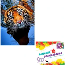 Картина 3-D эффект CY2328 2в1 Алмазная мозаика+раскраска, 40х50 см: Производитель 3D