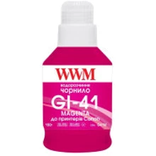 Чернила WWM Canon GI-41 для Pixma G2420/3420 190г Magenta (KeyLock) (G41M): Цвет Magenta