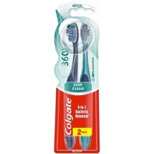 Colgate зубна щітка 360 Суперчистота усієї ротової порожнини 2 шт.: Вид звичайна