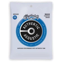 Струна для гитар Струны MARTIN MA550 Authentic Acoustic SP 92/8 Phosphor Bronze Medium (13-56): Тип Комплект струн