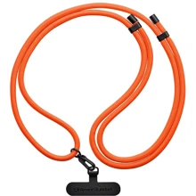 Ремешок для смартфона ArmorStandart Rope Black Tangerine with Dark holder (ARM76094): Цвет оранжевый