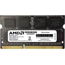 AMD 4 GB SO-DIMM DDR3 1600 MHz (R534G1601S1S-U): Тип DDR3