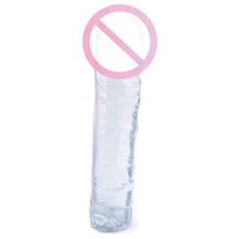 Фаллоимитатор Crystal Jellies 8" Classic, 20х4 см, прозрачный: Назначение Вагинальные