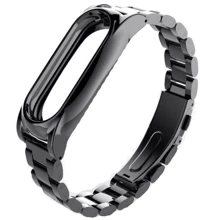 Металлический ремешок MiJobs (2nd Gen.) для Xiaomi Mi Band 2, Black: Тип Ремешок