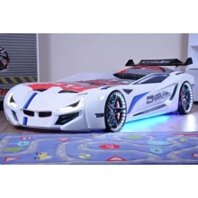 Детская кровать машина Fantasy BMW белая: Тип классическая