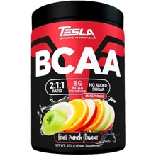 Аминокислота для спорта Tesla Nutrition BCAA 270g / 45 servings / Fruit Punch: Вкус Фруктовый пунш