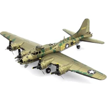 Металлический 3D конструктор Fascinations Бомбардировщик B-17 Летающая крепость, Metal Earth (ME1009): Производитель Fascinations