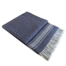 Плед SoundSleep Safalano Wool Mix синий с полоской 140х200 см (653590751083): Производитель SoundSleep