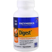 Enzymedica Digest, Complete Enzyme Formula, 90 Capsules (ENZ98111) Ферменты для Усвоения: Тип Пищеварительные ферменты
