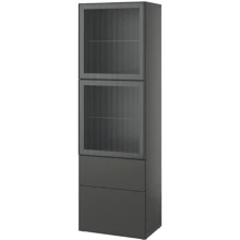 Шкаф ІКЕА BESTÅ 60х42х193 см Fällsvik антрацит (095.081.36): undefined undefined