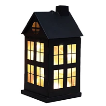 Украшение декоративное метал Домик, черный, 12,5x12,5x25 см: Производитель Luca Lighting
