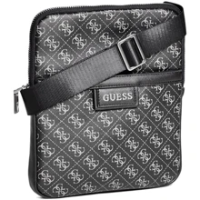 Мужская сумка планшет Guess Dan Logo Mini Flat Crossbody черная (HMDANLP0324-BLA): Пол Женский