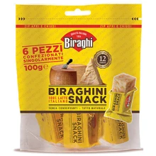 Сыр пармезан Gran Biraghi Biraghini Snack, 100г: Вес нетто 100 г