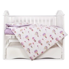 Сменная постель Twins Modern Balloon, фиолетовый (3 эл) (3040-PM-11): Тип постельный комплект