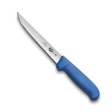 Кухонный нож Victorinox Fibrox Boning 15см с син. ручкой (5.6002.15): Лезвие нержавеющая сталь