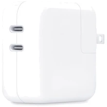 Зарядний пристрій Apple Dual USB-C Power Adapter 35W White (MNWP3AM/A): Особливості Швидка зарядка, USB-C