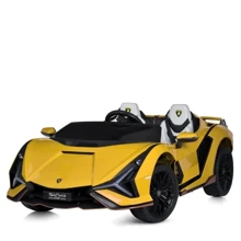 Детский электромобиль Bambi Racer Lamborghini желтый (M 5072EBLR-6): Вид автомобиль