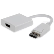 Кабель и переходник Cablexpert DisplayPort - HDMI (M/F) 0.1 м White (A-DPM-HDMIF-002-W): Тип переходник