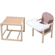 Стульчик-трансформер Babyroom Пони-230 eko без лака пластиковая столешница капучино - шоколад (626012): Тип трансформер