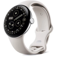 Смарт-часы Google Pixel Watch 4 41mm LTE Polished Silver Aluminium Case with Porcelain Active Band