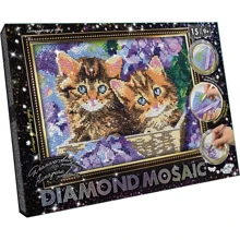 Алмазна мозаїка Danko Toys Diamond Mosaic Котики 30x40 см (DM-03-01,02,03,04,05...10): Виробник Danko toys