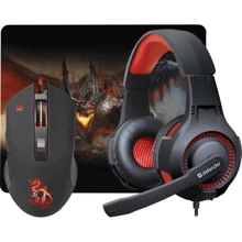 Мишка Defender Devourer MHP-006 kit mouse+mouse pad+headset (52006): інтерфейс підключення USB