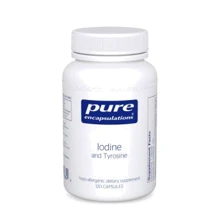 Pure Encapsulations Iodine & Tyrosine 120 caps Йод и Тирозин (PE-00384): Тип Йод