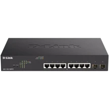 Сетевой коммутатор D-Link DGS-1100-10MPV2: Порты только Gigabit Ethernet (10/100/1000)