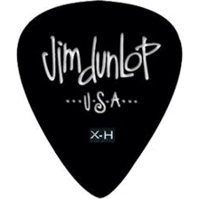 Медіатор Набор медиаторов DUNLOP 483P03XH GENUINE CELLULOID BLACK CLASSIC EXTRA HEAVY: Тип Медіатор
