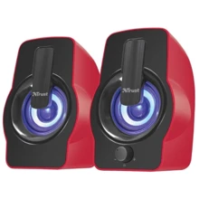 Акустична система Trust 2.0 Gemi RGB Red (22979): Формат акустики 2.0