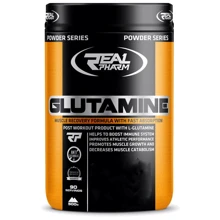 Аминокислота для спорта Real Pharm Glutamine 500 g /90 servings/ Mango Maracuja: Вкус Маракуйя, Манго